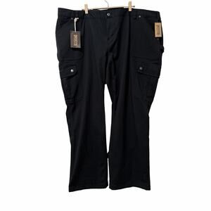 Duluth Trading Co‎ Womens Flex Fire Hose Cargo Pants Size 26W x 31 Black Utility